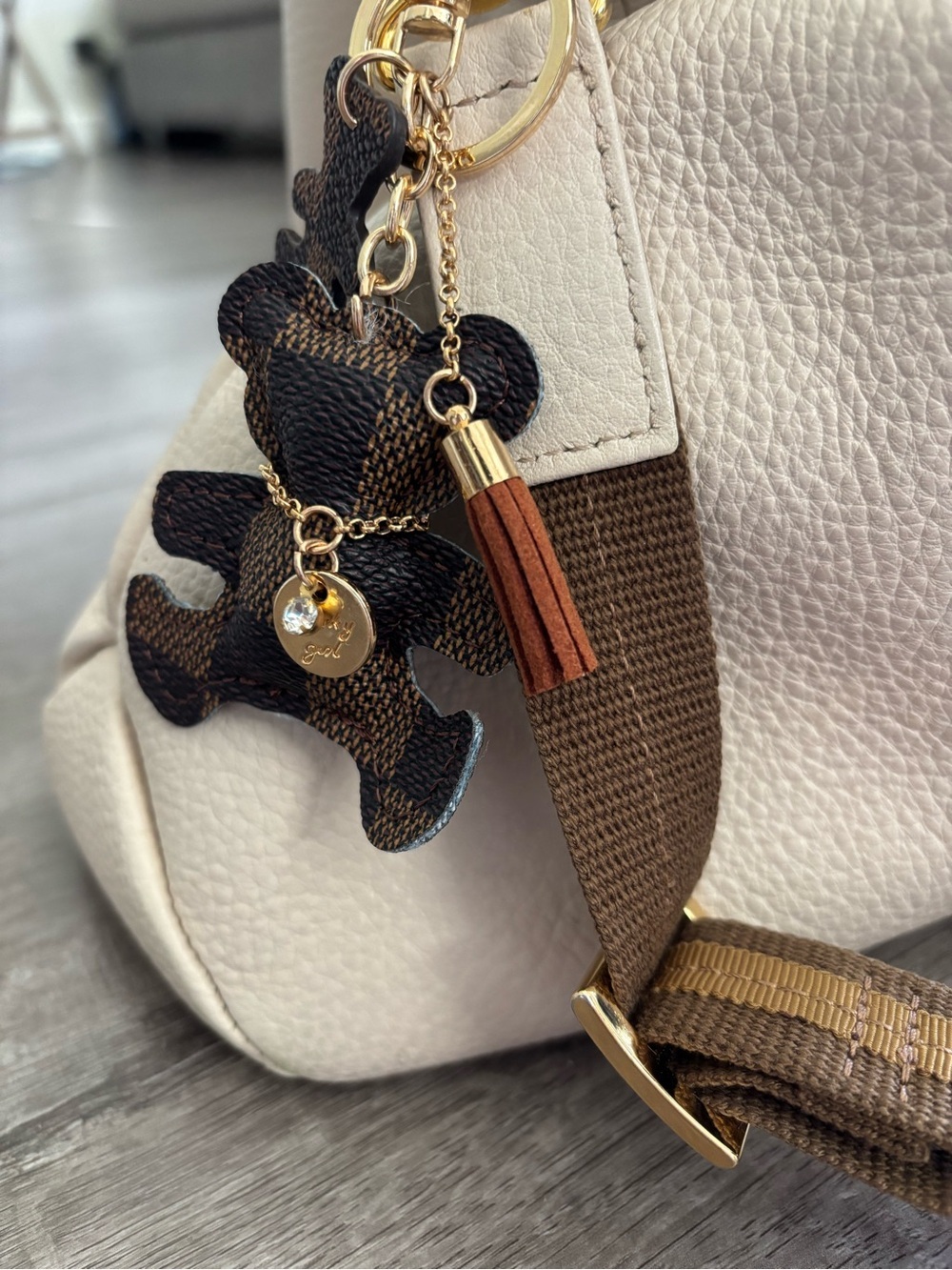 New! Monogram Teddy Luxe Charm